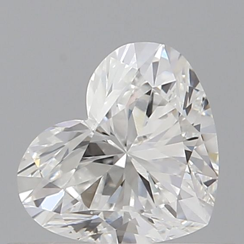 0.5 carat E-VVS2 Natūralus Heart Deimantas (1)