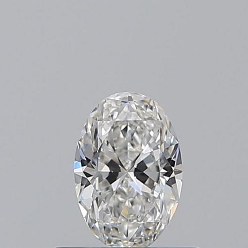 0.5 carat F-VVS2 Natūralus Oval Deimantas (1)