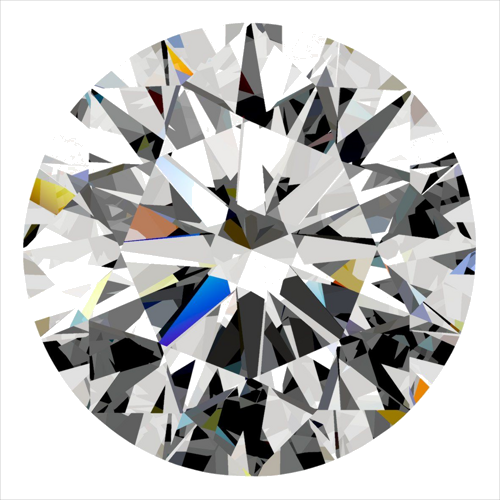 0.32 carat E-VS2 Excellent cut Natūralus Round Deimantas (1)