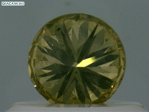 0.38 carat Fancy Brownish Greenish Yellow-SI2 GD cut Natūralus Round Deimantas (1)