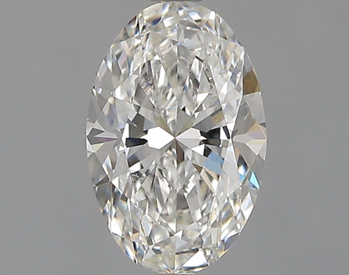 0.74 carat F-SI1 Natūralus Oval Deimantas (1)