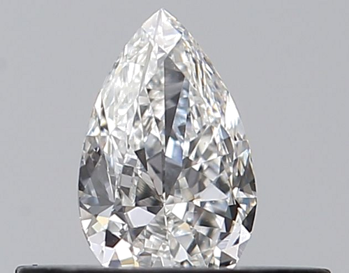 0.23 carat F-VVS2 Natūralus Pear Deimantas (1)