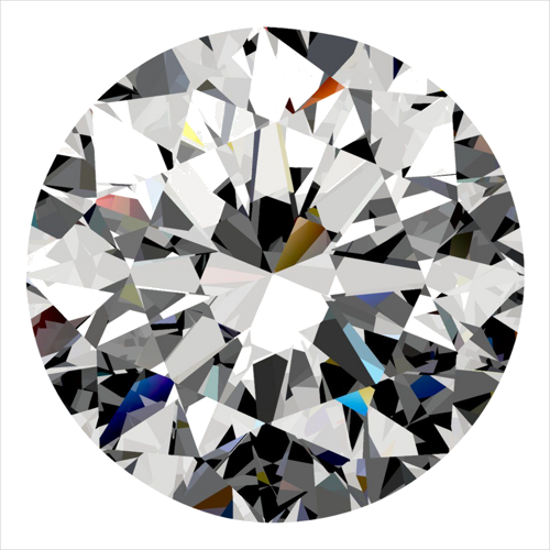 0.3 carat F-SI1 Very Good cut Natūralus Round Deimantas (1)