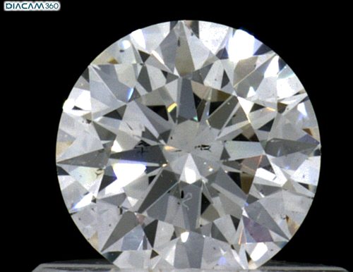 0.5 carat H-SI1 Excellent cut Natūralus Round Deimantas (1)