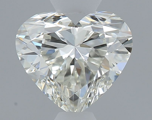 0.5 carat J-VVS1 Natūralus Heart Deimantas (1)