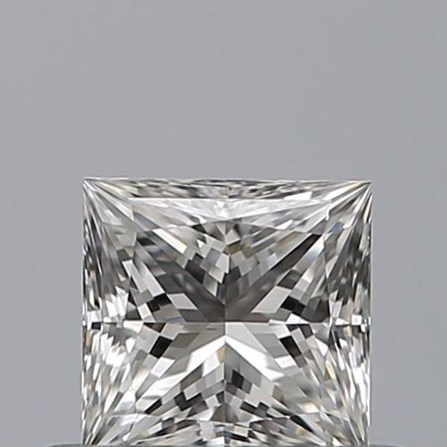 0.41 carat E-VS1 Natūralus Princess Deimantas (1)