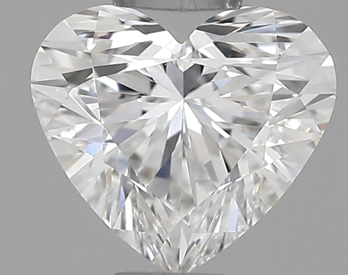 0.55 carat E-VVS1 Natūralus Heart Deimantas (1)