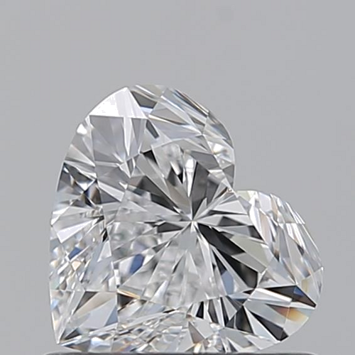 0.71 carat D-VVS1 Natūralus Heart Deimantas (1)