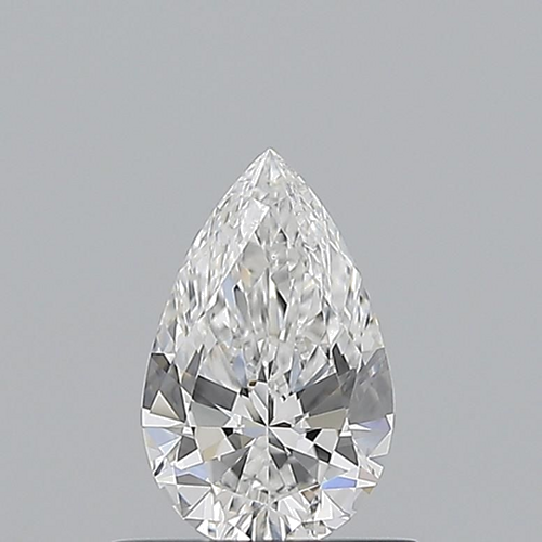 0.63 carat E-VS2 Natūralus Pear Deimantas (1)