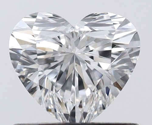 0.61 carat E-VS1 Natūralus Heart Deimantas (1)