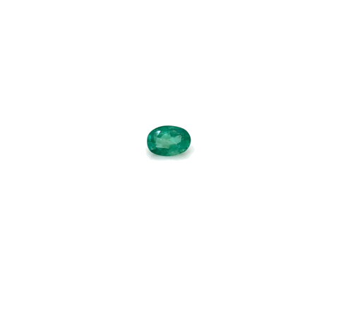 0.45 carat GREEN Oval Smaragdas (1)