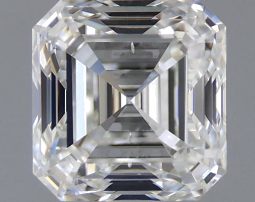 1.03 carat H-SI2 Natūralus Asscher Deimantas (1)