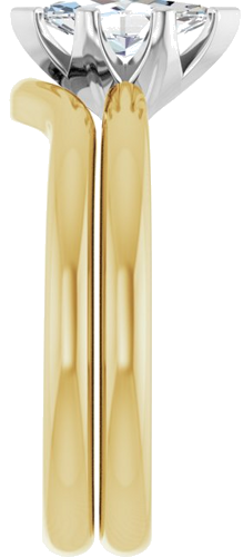Sužadėtuvių Žiedas „Solstice Solitaire®“ 14k yellow/white gold Marquise 8.5mm x 4.5mm (9)