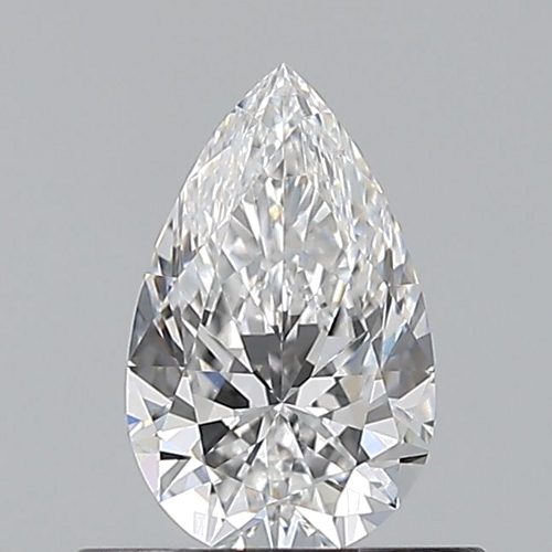 0.5 carat D-VS2 Natūralus Pear Deimantas (1)