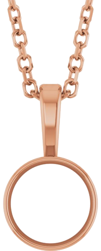 Pakabukas „Bezel-Set Solitaire“ 14k rose gold Round 5.5mm (1)