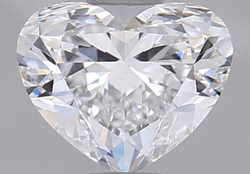 0.65 carat D-VS1 Natūralus Heart Deimantas (1)