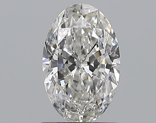 1.02 carat F-SI2 Natūralus Oval Deimantas (1)