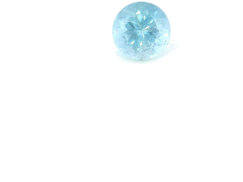 0.55 carat BLUE Round Aquamarine (1)