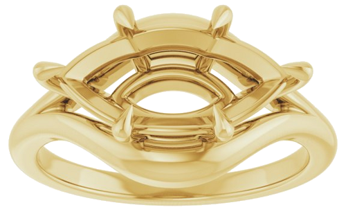Sužadėtuvių Žiedas „Claw-Prong Solitaire“ 14k yellow gold Marquise 14mm x 7mm (3)