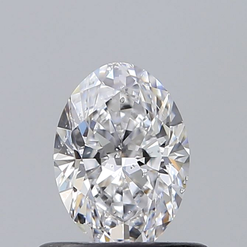 0.51 carat D-SI2 Natūralus Oval Deimantas (1)