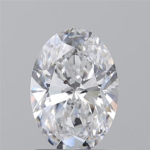 1.5 carat D-SI2 Natūralus Oval Deimantas (1)