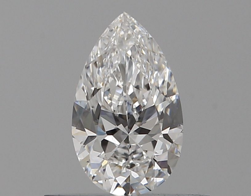 0.4 carat E-VVS2 Natūralus Pear Deimantas (1)