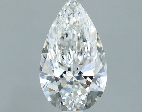0.71 carat F-IF Natūralus Pear Deimantas (1)