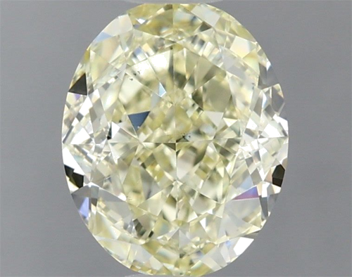 1.38 carat Fancy Light Yellow-VS2 Natūralus Oval Deimantas (1)