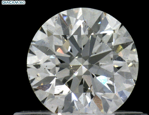 0.51 carat H-SI2 Excellent cut Natūralus Round Deimantas (1)