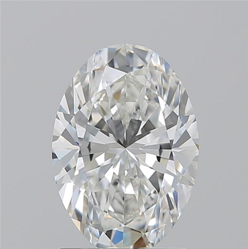 1.74 carat G-VVS2 Natūralus Oval Deimantas (1)