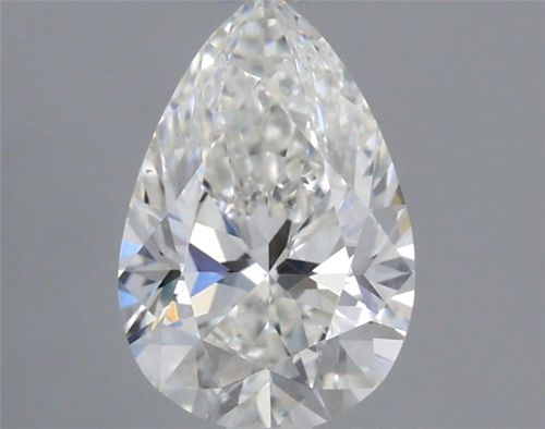 0.5 carat G-VS2 Natūralus Pear Deimantas (1)