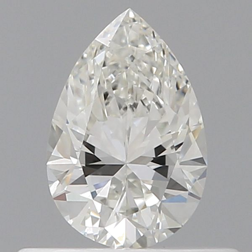 0.4 carat G-VVS1 Natūralus Pear Deimantas (1)