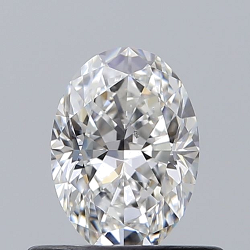 0.52 carat E-VS2 Natūralus Oval Deimantas (1)
