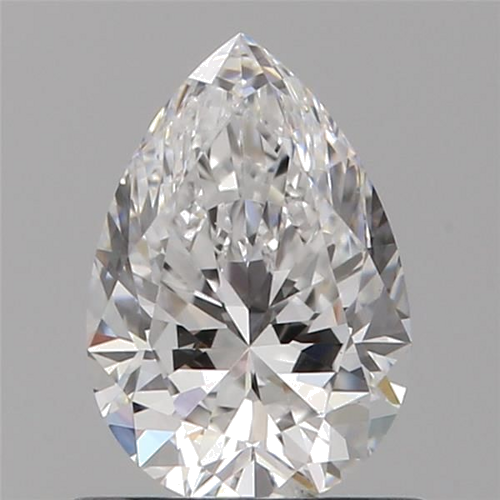 0.7 carat D-VS1 Natūralus Pear Deimantas (1)
