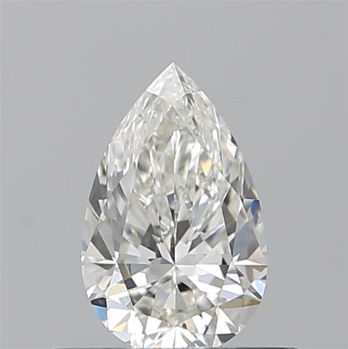 0.5 carat H-VS1 Natūralus Pear Deimantas (1)