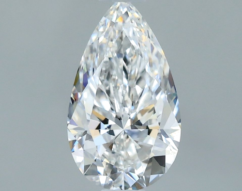 0.7 carat E-VS2 Natūralus Pear Deimantas (1)