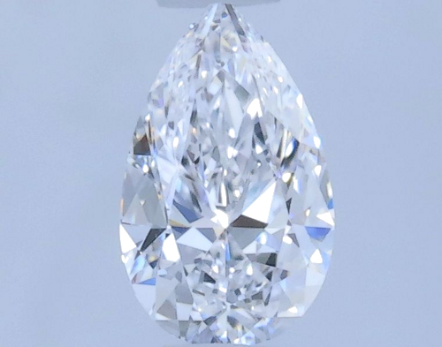 0.3 carat D-VVS2 Natūralus Pear Deimantas (1)