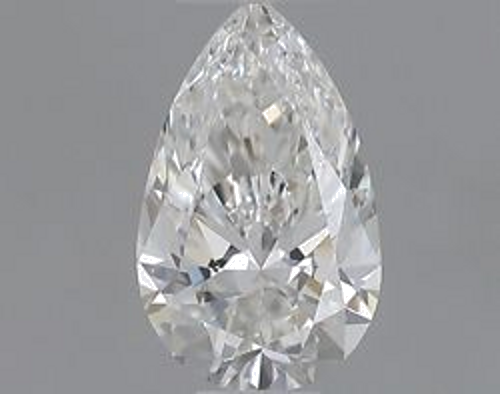 0.4 carat G-VS2 Natūralus Pear Deimantas (1)