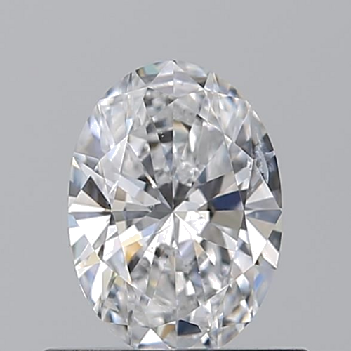 0.5 carat D-SI2 Natūralus Oval Deimantas (1)