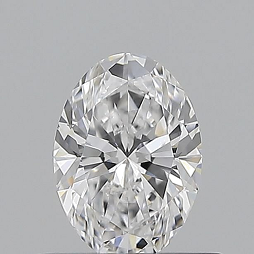 0.59 carat D-VVS2 Natūralus Oval Deimantas (1)