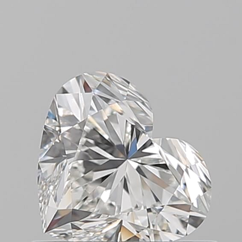 0.6 carat G-VVS1 Natūralus Heart Deimantas (1)