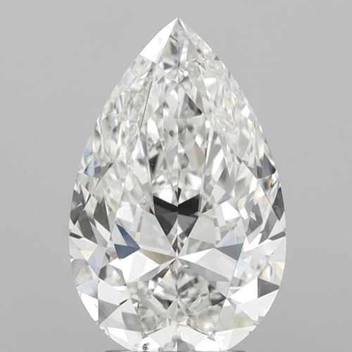3.03 carat H-SI2 Natūralus Pear Deimantas (1)
