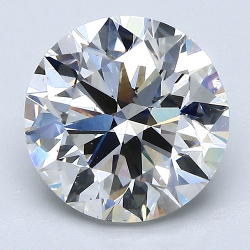 3.01 carat H-SI1 Very Good cut Natūralus Round Deimantas (1)