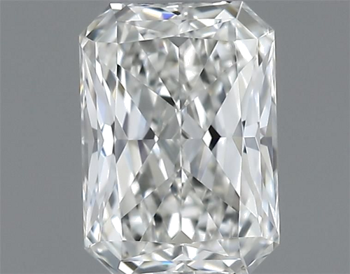 0.44 carat H-VVS1 Natūralus Radiant Deimantas (1)