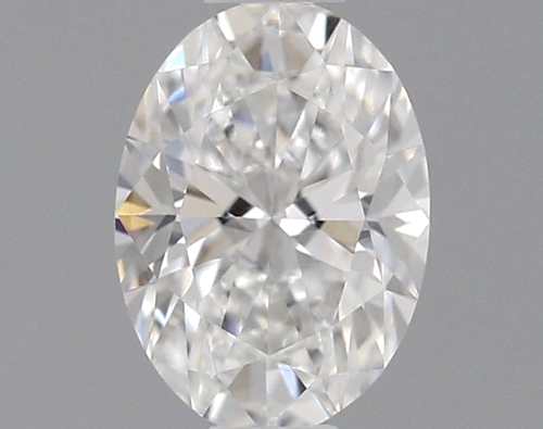 0.51 carat F-SI1 Natūralus Oval Deimantas (1)