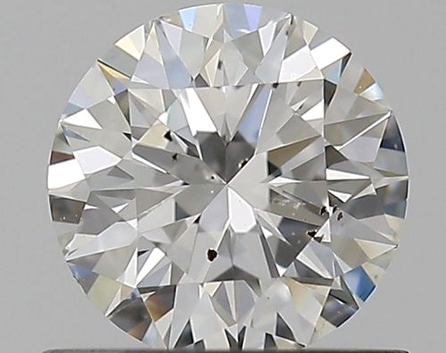 0.55 carat G-SI2 Excellent cut Natūralus Round Deimantas (1)