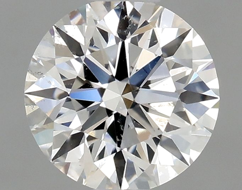 0.6 carat F-SI2 Excellent cut Natūralus Round Deimantas (1)