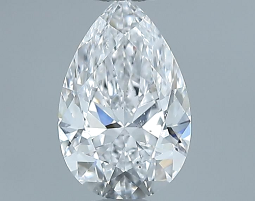 0.5 carat D-SI2 Natūralus Pear Deimantas (1)