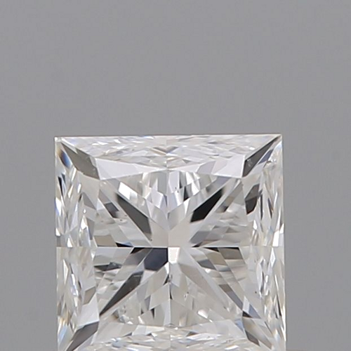 0.51 carat E-SI2 Natūralus Princess Deimantas (1)