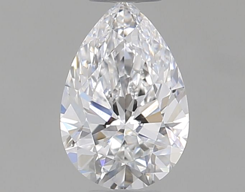 0.42 carat D-VVS2 Natūralus Pear Deimantas (1)